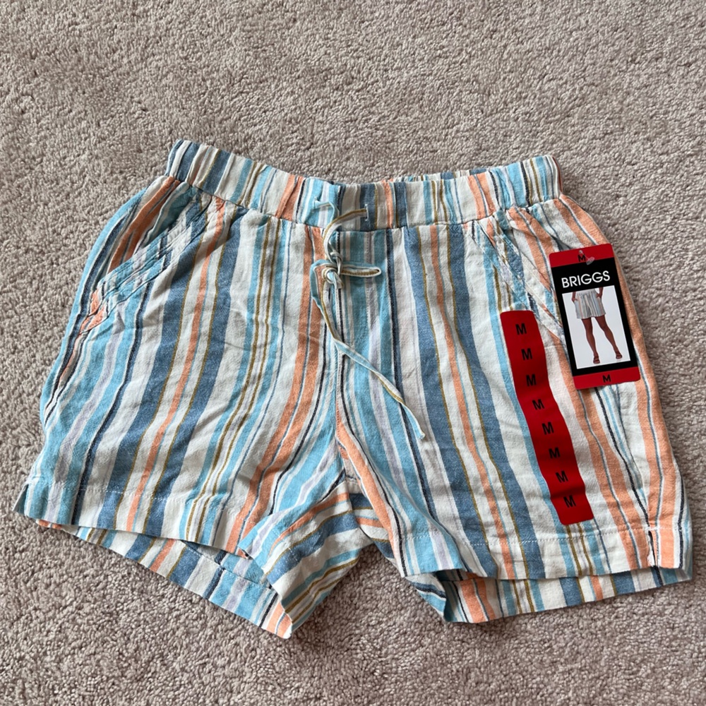 Briggs Linen Shorts - Brand New - Size M